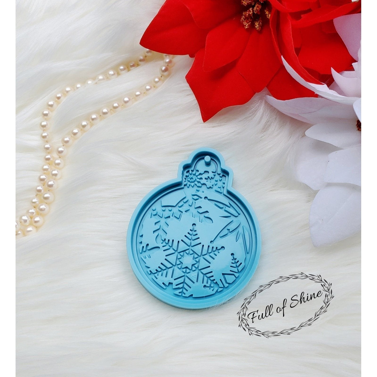Snowflake and Ice Ornament Mold