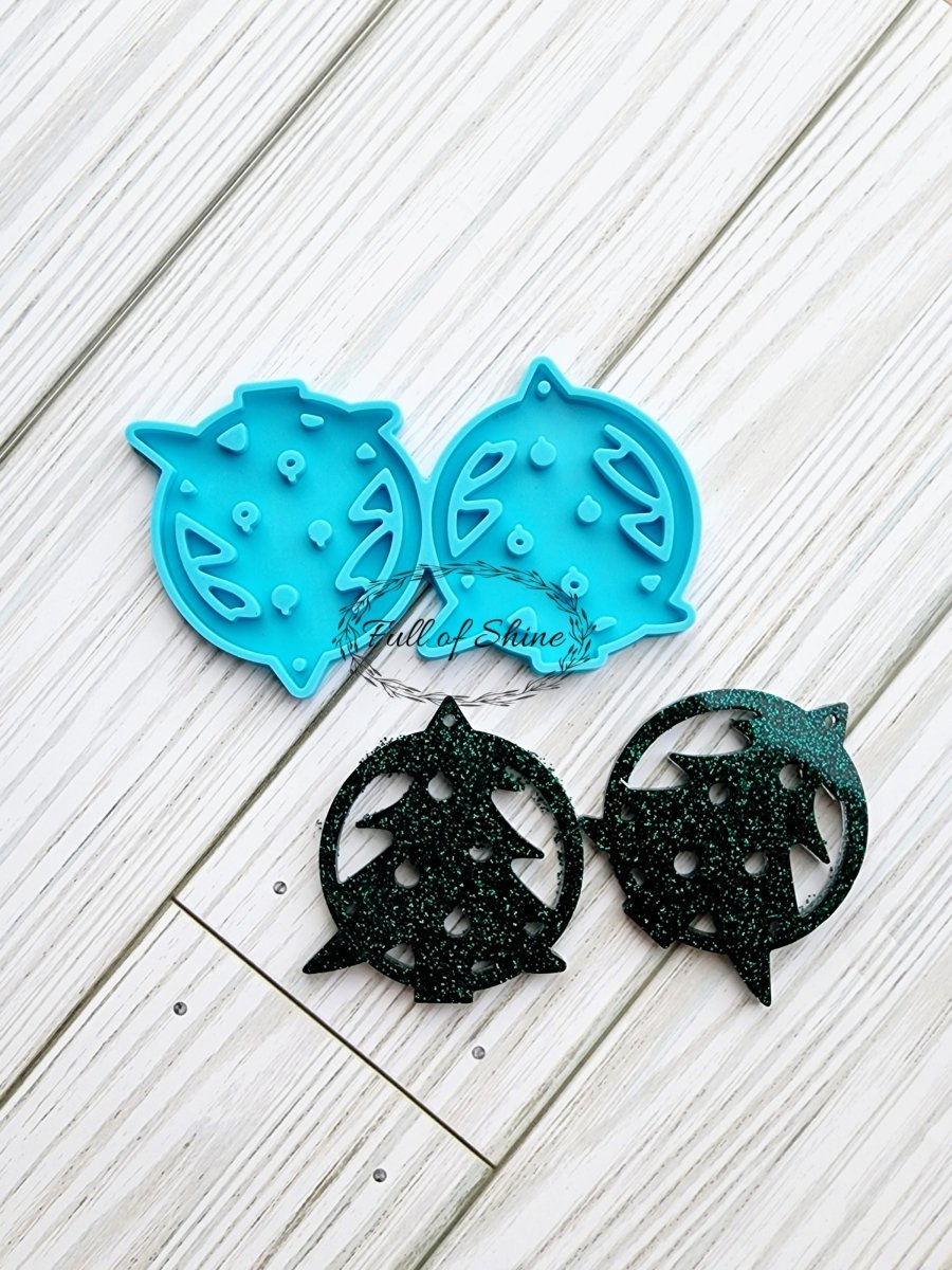 Round Tree Earring Mold