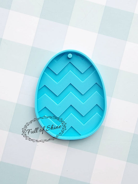 Easter Egg with Lines Mold