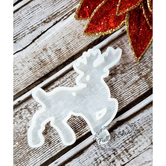 Clear Reindeer Ornament Mold